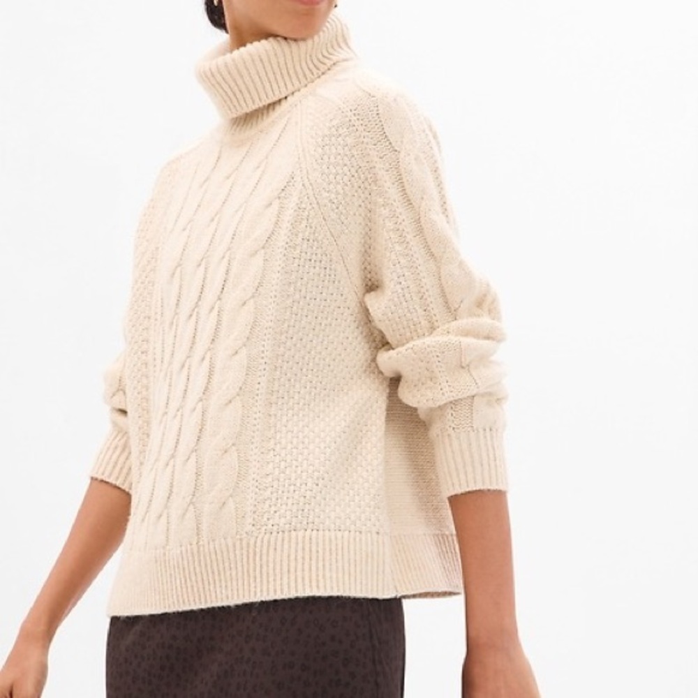 Cable Knit Turtle Neck - image 1